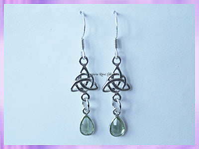 ER3C Triquetra and Peridot Earrings - VRS