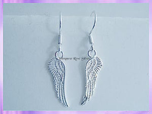 AWE1 Angel Wing Earrings - Double Sided