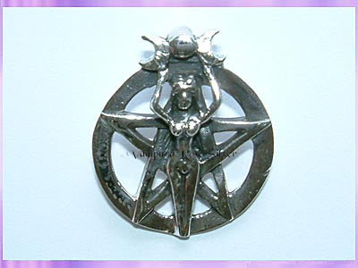 NB05 Goddess Pentagram Pendant - VRS