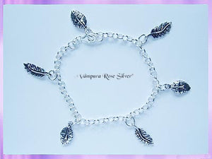 GOLB Green Man and Oak Leaf Charm Bracelet - VRS