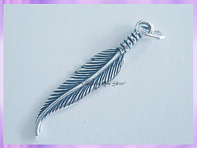 CP10-16P Feather Pendant - Double Sided - VRS