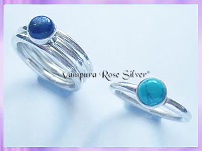 STR1 Turquoise Ring - Stackable - VRS