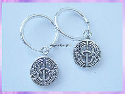 CHA88H Chalice Well Hoop Earrings - VRS