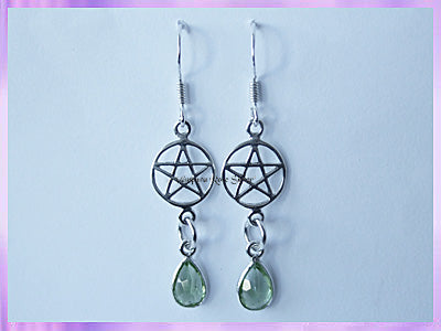 ER3P Pentagram and Peridot Earrings - VRS