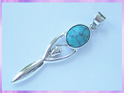 GP16 Turquoise Goddess Pendant
