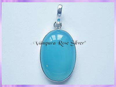 17015 Blue Chalcedony Pendant