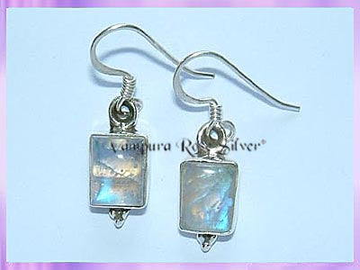 22016 Rainbow Moonstone Earrings
