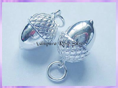 ACR Solid Silver Acorn Pendant - VRS