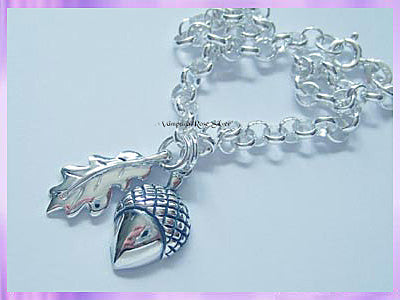 AOB Acorn and Oak Leaf Charm Bracelet - VRS - ** PREORDER ONLY**