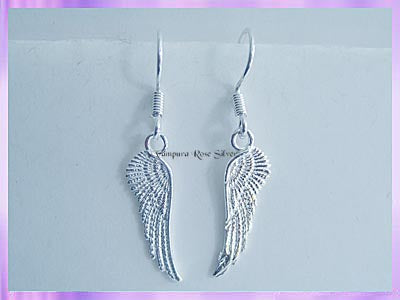 AWE1 Angel Wing Earrings - Double Sided