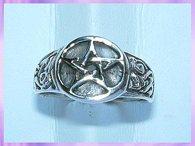 CP39-53 Celtic Pentagram Ring - VRS