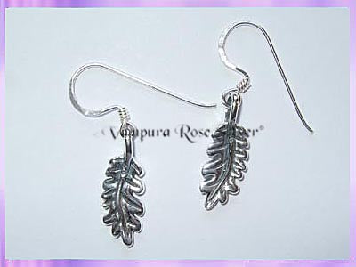 CHA23E Oak Leaf Earrings (Double Sided) - * PRE-ORDER ONLY *