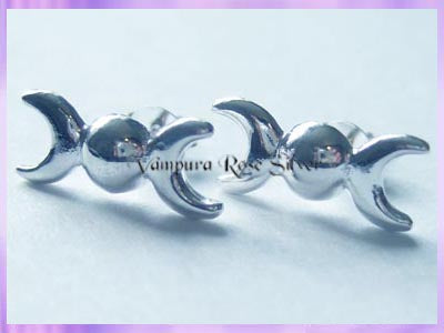 CHA26S Triple Moon Studs - VRS