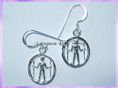 CHA56E Long Man of Wilmington Earrings - VRS