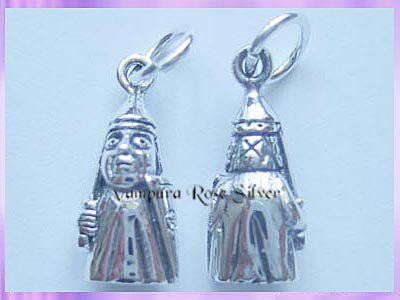 CHA75 Lewis Chessmen Charm - Rook or Bishop - VRS