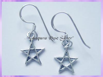 CHA78E Pentacle Earrings - VRS