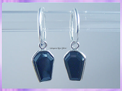 CHA83H Black Onyx Hoops - VRS