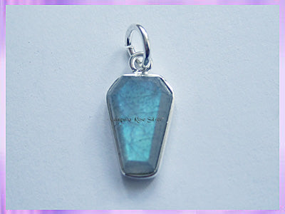 CHA85 Labradorite Coffin Charm - VRS