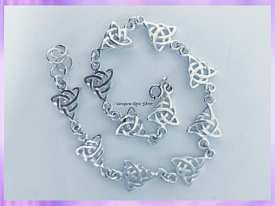 CHA8B Triple Goddess Triquetra Bracelet - VRS