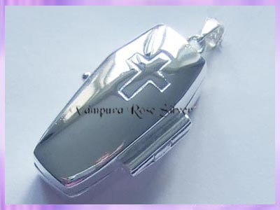 CLP Coffin Locket Pendant