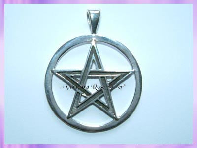 CP24-23 Plain Pentagram Pendant - Large - VRS