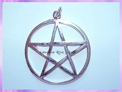CP24-27 Plain Pentagram Pendant - Extra Large