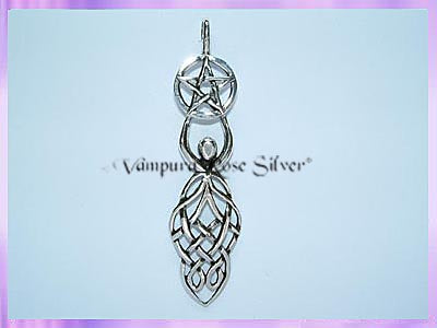 CGP2 Celtic Goddess Pentagram Pendant - VRS