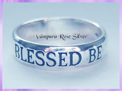 EB2 Engraved Band Ring - Blessed Be - VRS