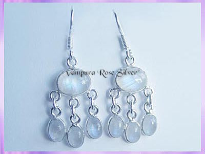 ER1 Rainbow Moonstone Earrings