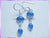 ER2 Blue Agate Earrings