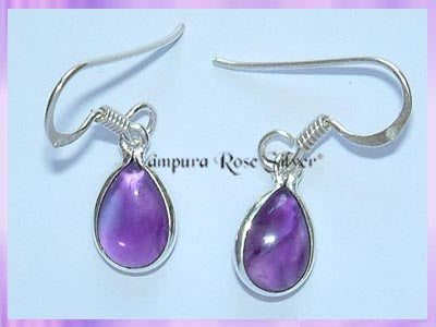 ER3 Teardrop Amethyst Earrings
