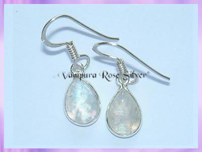 ER3 Teardrop Rainbow Moonstone Earrings