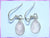 ER3 Teardrop Rose Quartz Earrings