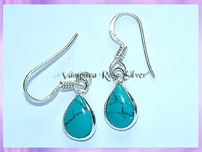 ER3 Teardrop Turquoise Earrings