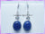 ER4 Oval Lapis Earrings