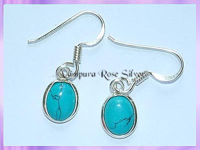 ER4 Oval Turquoise Earrings - * PRE-ORDER ONLY *