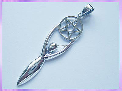 GP14 Pentagram Goddess Pendant - VRS