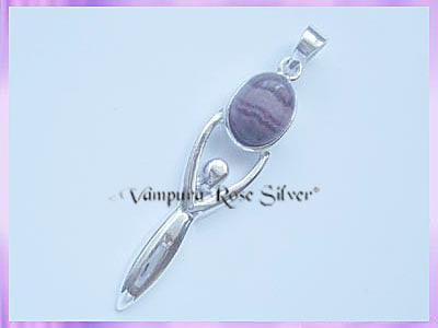 GP8 Fluorite Goddess Pendant