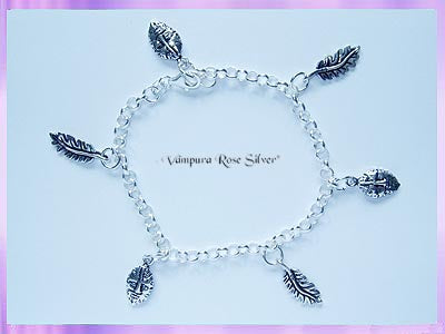 GOLB Green Man and Oak Leaf Charm Bracelet - VRS