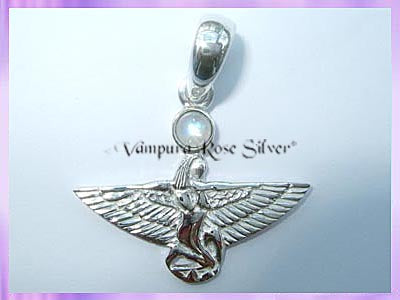IP3 Isis Pendant with Rainbow Moonstone Gemstone
