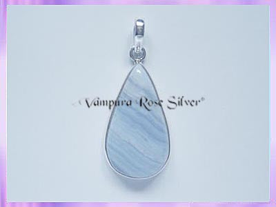 P84 Blue Lace Agate Pendant