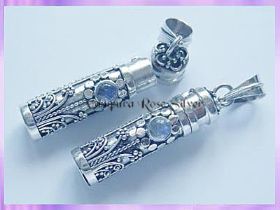 Spell Box, Rainbow Moonstone Lockets, Wholesale 925 Sterling