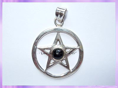 PPOX Onyx Pentagram Pendant