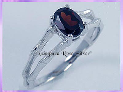 RS24 Blood and Bones Garnet Ring