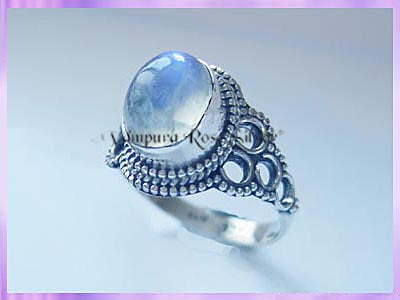 RS6 Rainbow Moonstone Ring