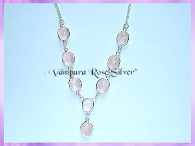 SGN2 Oval Rose Quartz Necklace