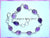 SGN3B Teardrop Amethyst Bracelet