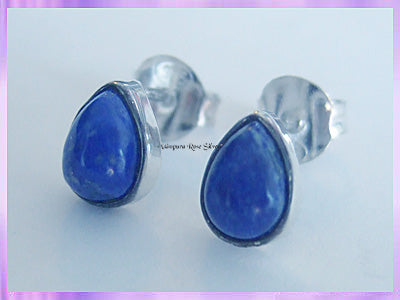 ST3 Stud Earrings - Lapis - Teardrop