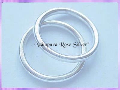 STR2 Plain Silver Ring - Stackable - VRS