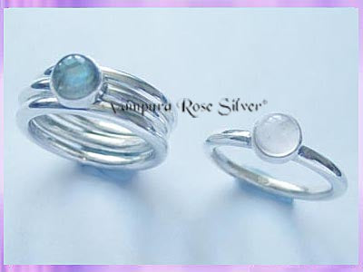 STR1 Rose Quartz Ring - Stackable - VRS